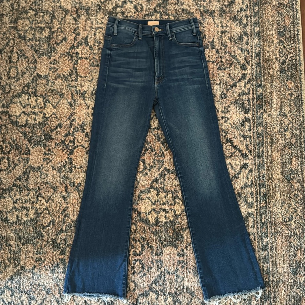 Mother denim- the hustler ankle fray